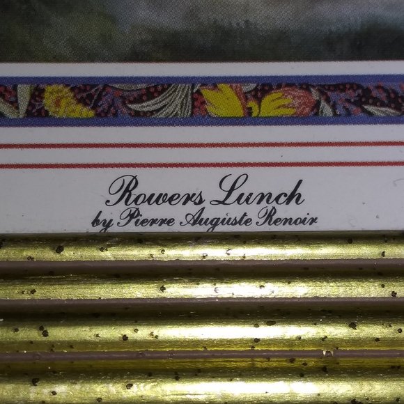 Pierre Auguste Renoir French Victorian Rowers Lunch Gold Framed Wall Art Print - Picture 4 of 5